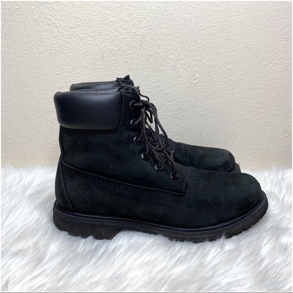 timberland black winter boots